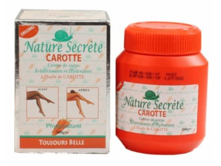 Nature Secrete Carrot Moisturizing Body Cream 300gr clearance For Cheap