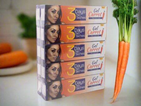 3 Days No Taches Gel Carrot pack of 10 Supply