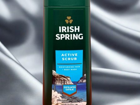 Irish Spring Active Scrub Face+Body Wash 591ml Sale