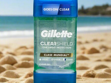 Gillette clear shield 72hr sweat protection (Clase Mundial) pack of 6 For Cheap