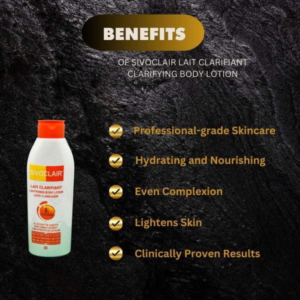 SivoClair Lait Clarifiant Clarifying Body Lotion 500ml Discount