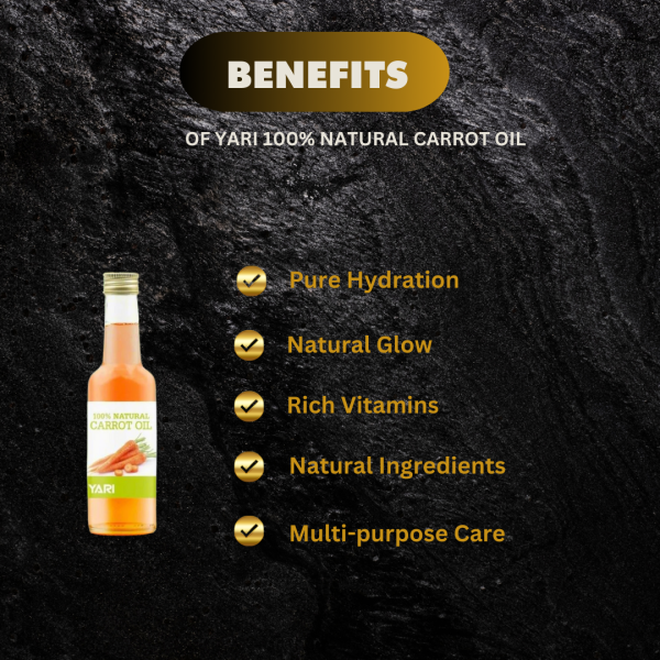 Yari 100% NATURAL Carrot Oil 250ml Sale