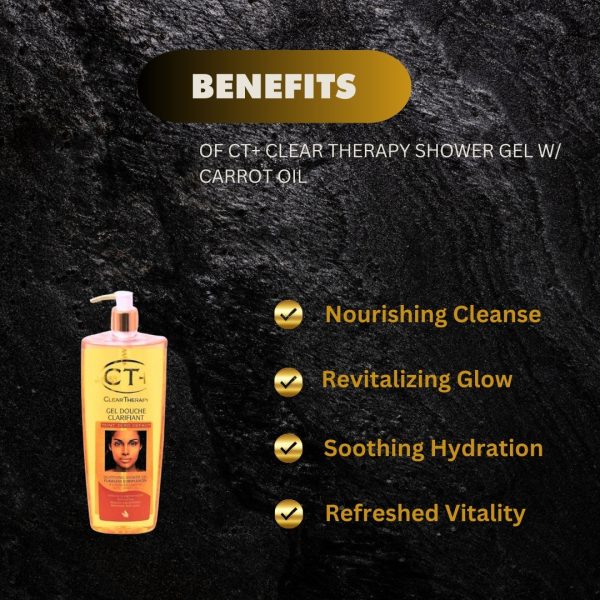 CT+ Clear Therapy Shower Gel w  Carrot 800 ml Hot on Sale