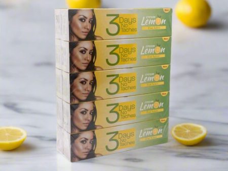 3 Days No Taches Lemon Cream (PACK OF 10) For Cheap