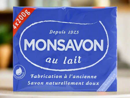 Monsavon Au Lait Soap 200g - Pack of 4 Cheap