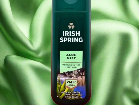 Irish Spring Aloe Mist Moisturizing Face+Body Wash 591ml Online Hot Sale