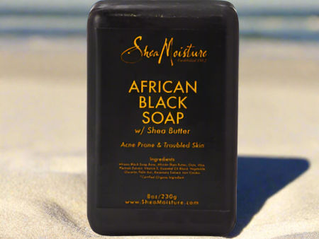 Shea Moisture African Black Soap  8 oz   230g Online Hot Sale