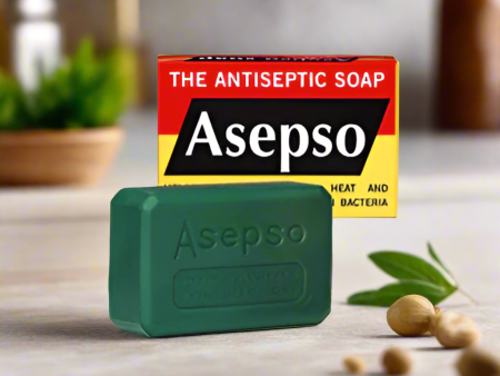 Asepso Antibacterial Antiseptic Soap 2.8oz For Sale