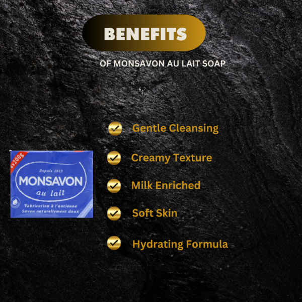 Monsavon Au Lait Soap 200g - Pack of 4 Cheap