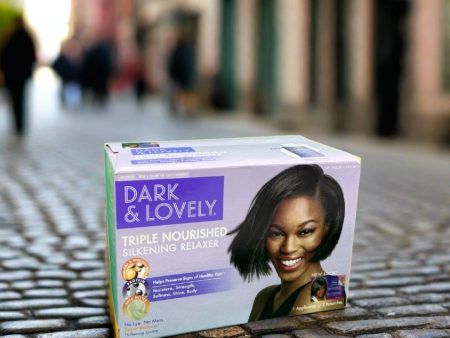 Dark & Lovely Triple Nourished Silk Relaxer Kit Discount