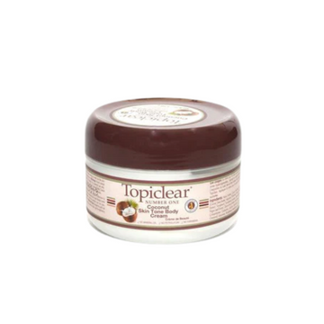 TOPICLEAR Coconut Skin Tone Body Cream 6 oz Supply