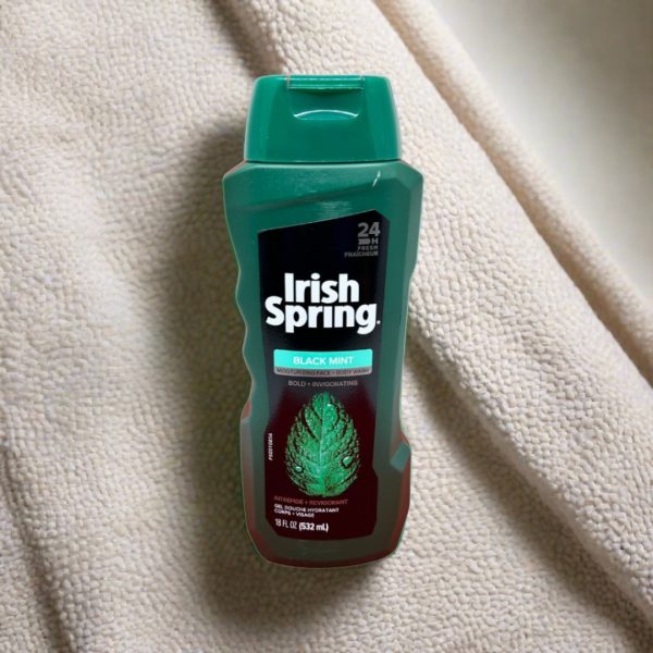 Irish Spring Black Mint Face+Body Wash 532ml For Sale