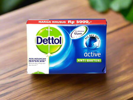 Dettol Anti-bacterial Bar Soap Active - Pack Of 6 Hot on Sale