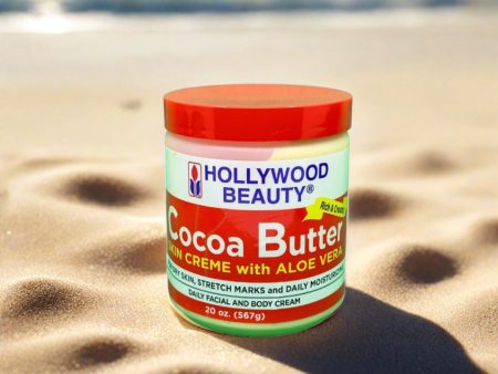 Hollywood Beauty Cocoa Butter with Aloe Vera 20oz Online now