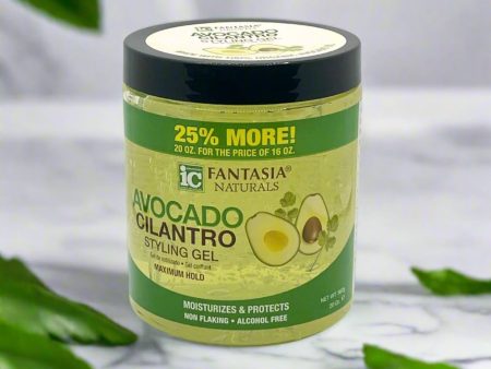 Fantasia Natural Avocado Cilantro Styling Gel 20oz For Cheap