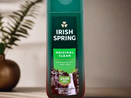 Irish Spring Original Clean Moisturizing Face + Body Wash 591ml Fashion