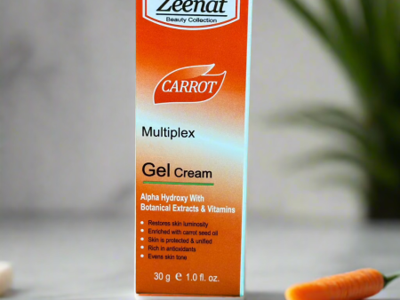 Zeenat Carrot Multiplex Skin Gel Cream 30 g For Discount