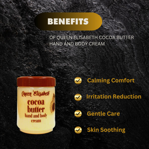 Queen Elisabeth Cocoa Butter Hand and Body Cream 500 ml Online Hot Sale