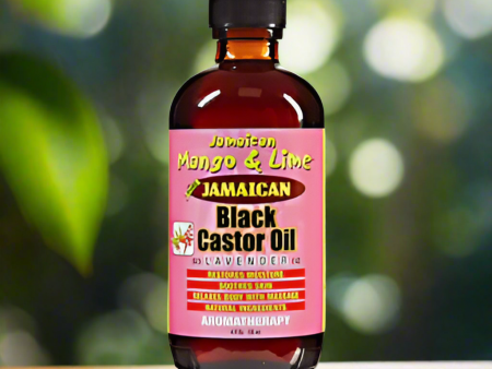 Jamaican Mango & Lime Black Castor Oil Lavender 4oz Online now