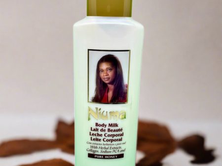 Niuma Body Milk With herbal Extracts, Collagen, Sodium PCA & Pure Honey 750ml Supply