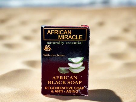 African Miracle Natural Shea Butter Black Soap 200g Online Hot Sale