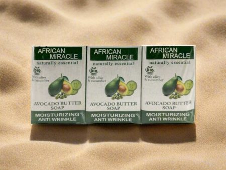 African Miracle Naturally essential Avocado butter Soap 200g 1 bar Cheap