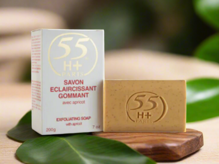 55H+ Paris Exfoliating Soap with Apricot 7 oz Online now