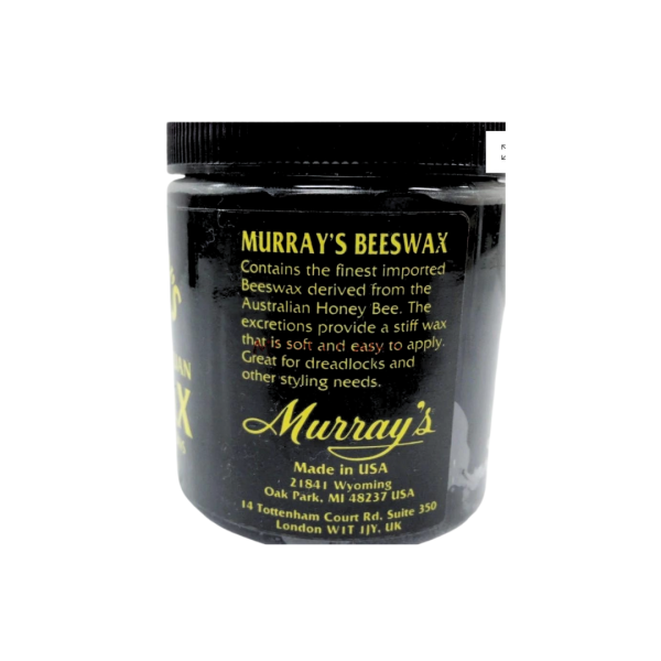 Murray s Bees Wax Black 3.5 oz jar For Cheap