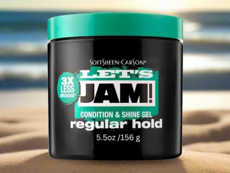 Lets Jam Shining & Conditioning Gel Regular Hold 5.5 oz jar Fashion