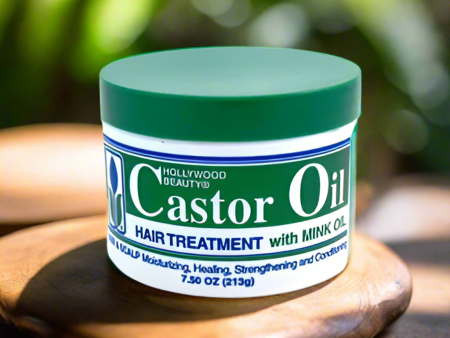 Hollywood Beauty Products Hair  - Castor Oil with Mink Oil 213g Online Hot Sale