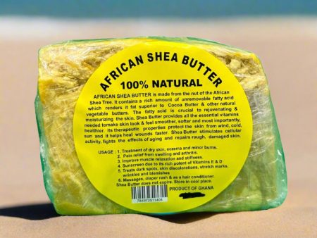 African Shea Butter 100% Natural (Yellow) 3-4 Lbs Fashion