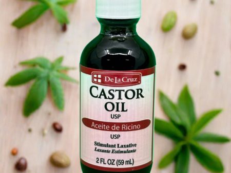 De La Cruz Castor Oil  Stimulant Laxative 59ml   2 fl.oz Online