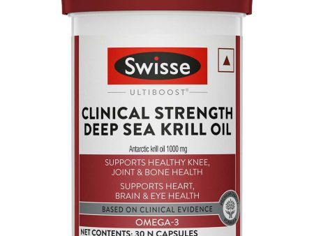 Swisse Clinical Strength Deep Sea Krill Oil Capsules Fashion