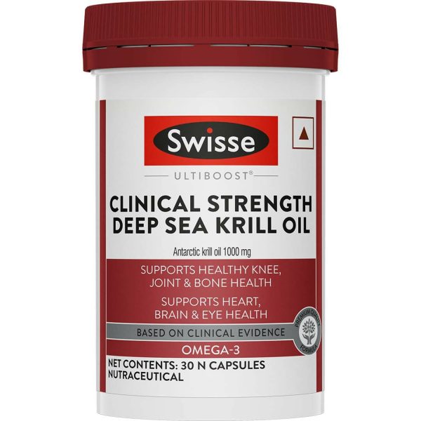 Swisse Clinical Strength Deep Sea Krill Oil Capsules Fashion