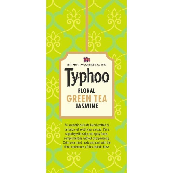 Typhoo Floral Jasmine Green Tea Bags Hot on Sale