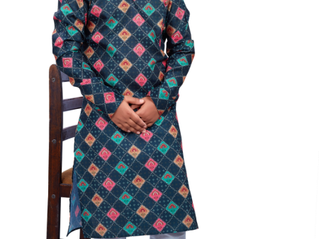 DEIANA S Casual Designer Kurta Pyjama Set For Boys And kids (Multicolor) Online