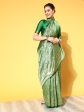 Saree Mall Green & Golden Woven Design Banarasi Saree Supply