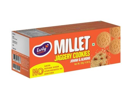 Early Foods Jowar Almond Jaggery Millet Cookies Fashion