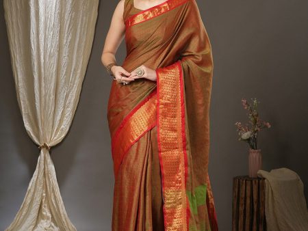 Saree Mall Woven Design Zari Festive Sarees Online