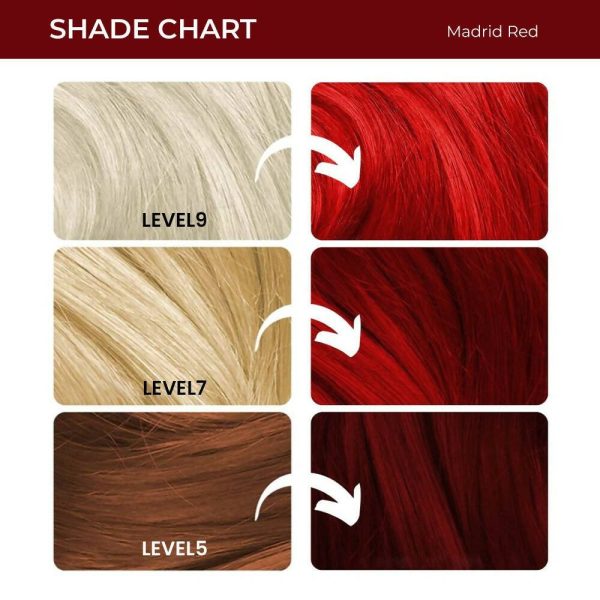 Anveya Semi Permanent Hair Color - Madrid Red Hot on Sale