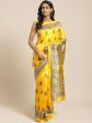 Saree Mall Yellow & Beige Printed Saree Supply