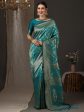 Saree Mall Woven Design Zari Silk Blend Banarasi Saree For Discount