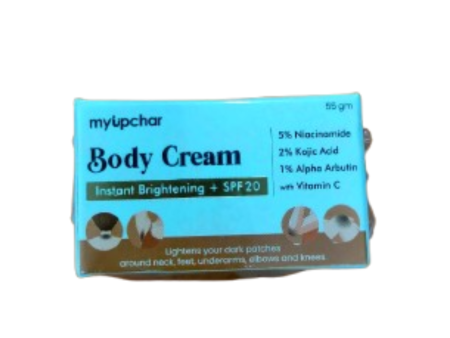 myUpchar Ayurveda Body Cream for Instant Brightening + SPF 20 Discount