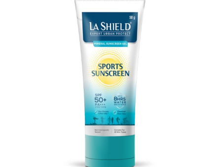 La Shield Sports Sunscreen Gel SPF 50 + PA+++ Online Hot Sale