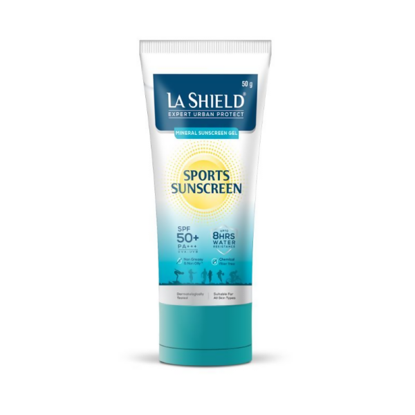 La Shield Sports Sunscreen Gel SPF 50 + PA+++ Online Hot Sale