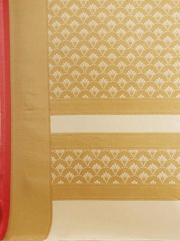 Saree Mall Beige & Cream-Coloured Printed Saree For Discount