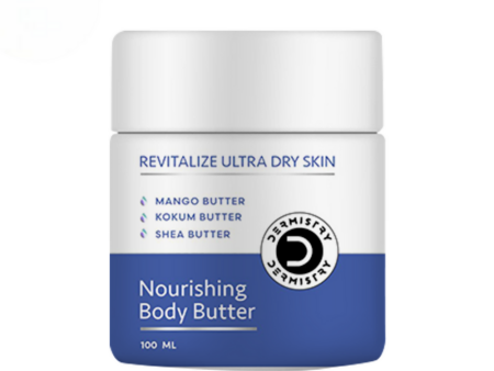 Dermistry Revitalizing Nourishing Body Butter for Ultra Dry & Flaky Skin Mango Kokum & Shea Butter Online now