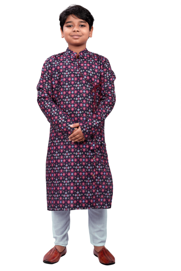 DEIANA S Casual Designer Kurta Pyjama Set For Boys And kids (Multicolor) For Sale