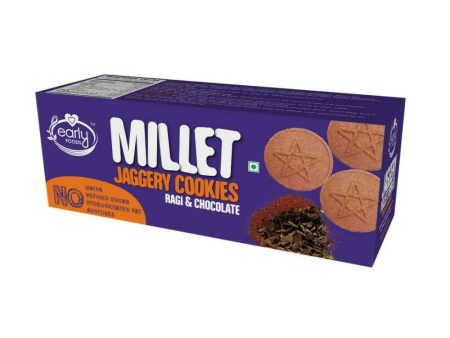 Early Foods Millet Ragi Choco Jaggery Cookies For Sale