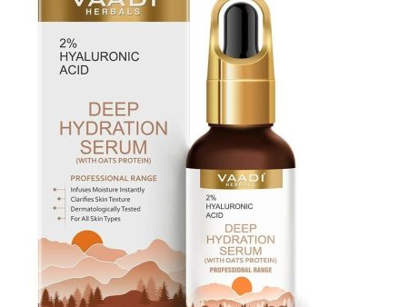 Vaadi Herbals Deep Hydration Serum With 2% Hyaluronic Acid & Oats Protein Hot on Sale